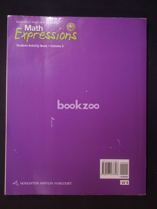 Math Expressions: Student Activity Book