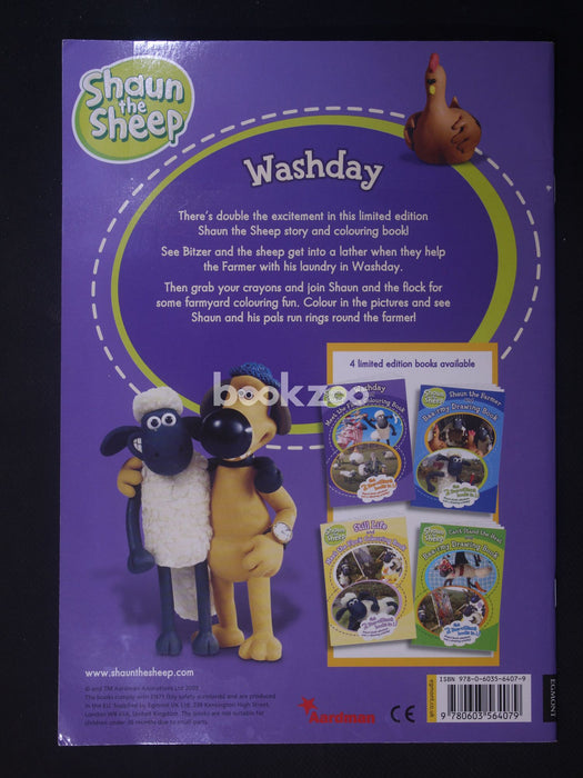 Shaun the Sheep - Washday and Meet the Flock Colouring Book