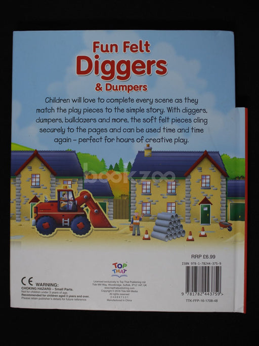 Fun Felt Diggers & Dumpers : A soft felt play book