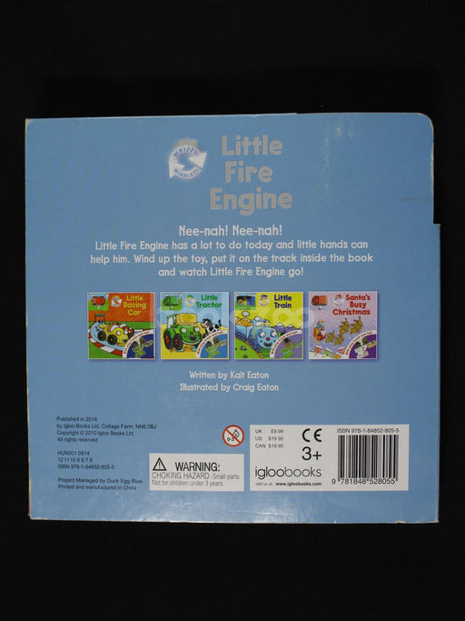 Little Fire Engine: Book with Play Track and Toy!