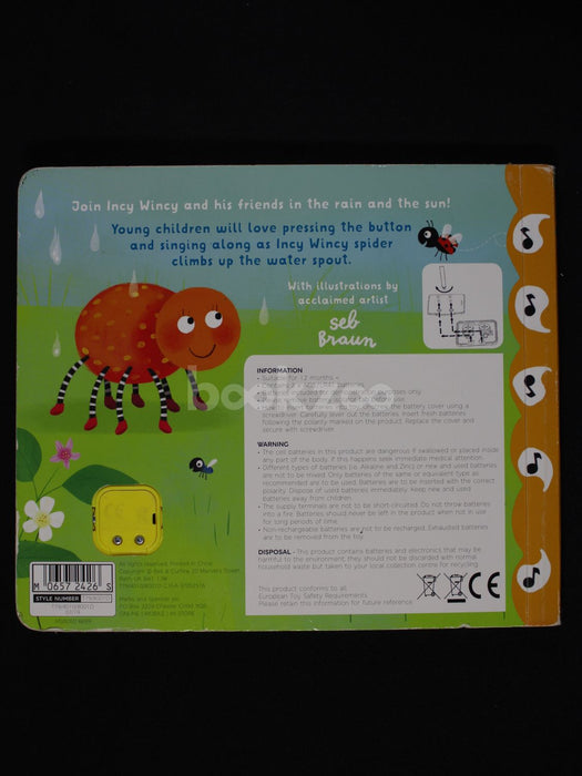 Incy Wincy Spider : Press and sing along