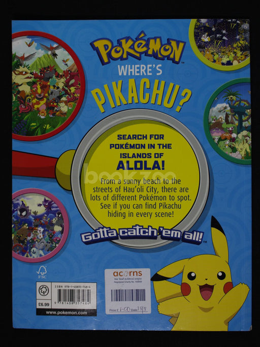 Pokemon : Where's Pikachu? A Search and Find Book 