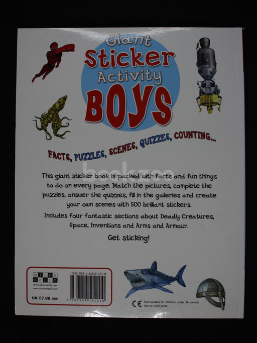 Giant Sticker Activity :  Boys