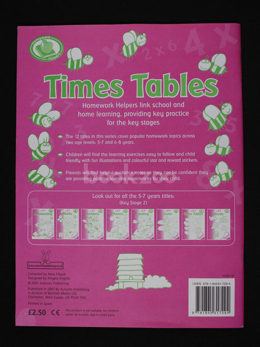 Homework Helpers : Times Tables(age 5-7) 