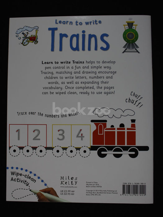 Learn To Write: Trains