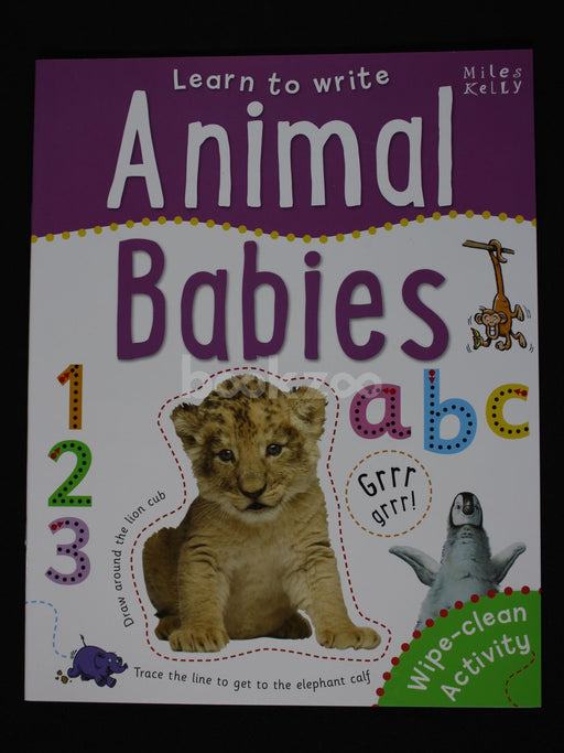 Learn to write : Animal babies 
