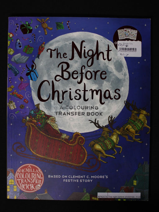 The night before christmas : A colouringtransfer book