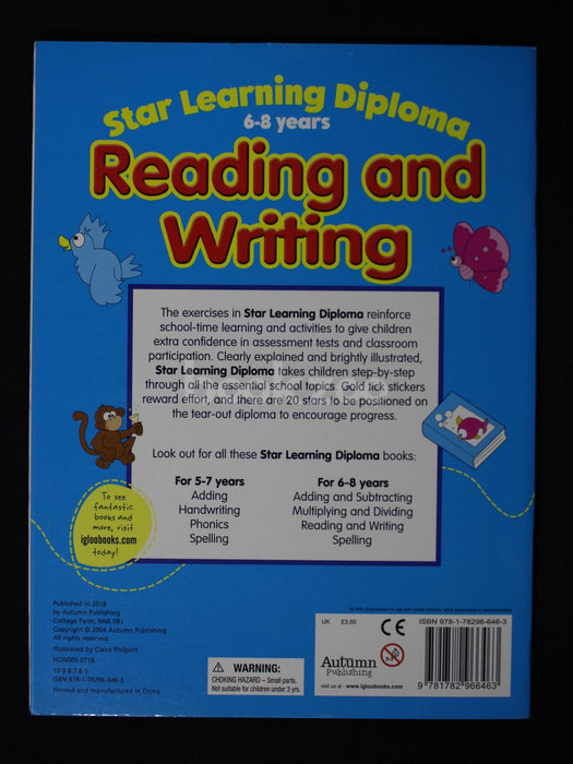 Star learning diploma 6-8 years : Reading and writing 