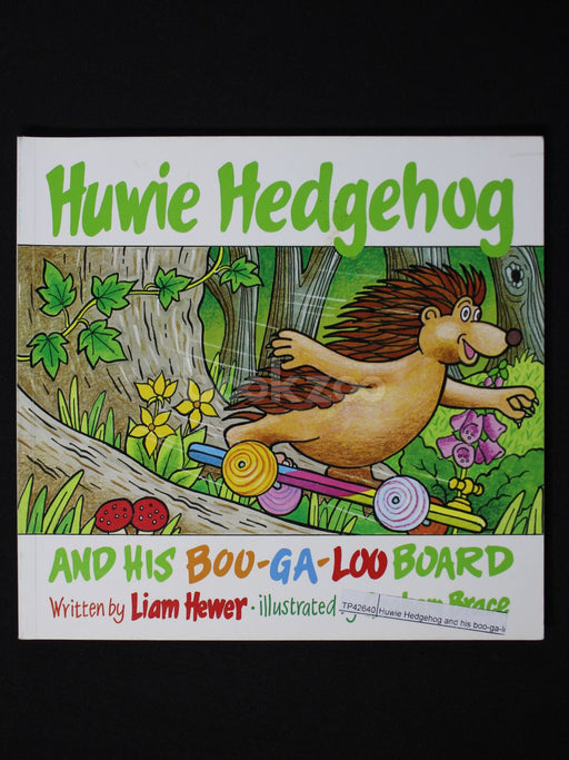 Huwie Hedgehog and his boo-ga-loo board 